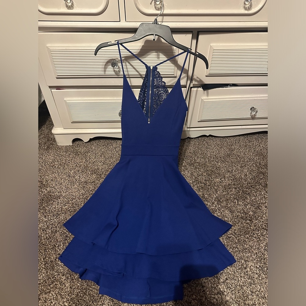 Blue Windsor Homecoming Dress